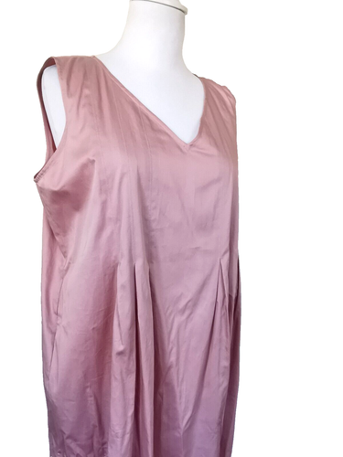 MARINA RINALDI 🌟 Dress in COTTON PLUS size MR 27_ Usa W18_ It56_ De48_ Fr - Picture 6 of 24
