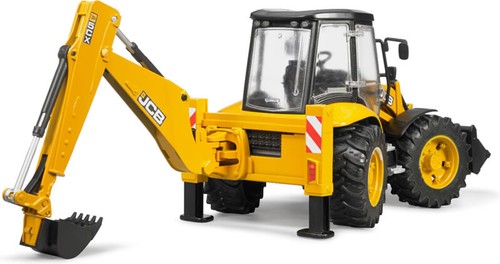 BRU2454 - Backhoe Jcb 5CX 4 Wheels Tees Toy BRUDER - 1/16 - Picture 4 of 5