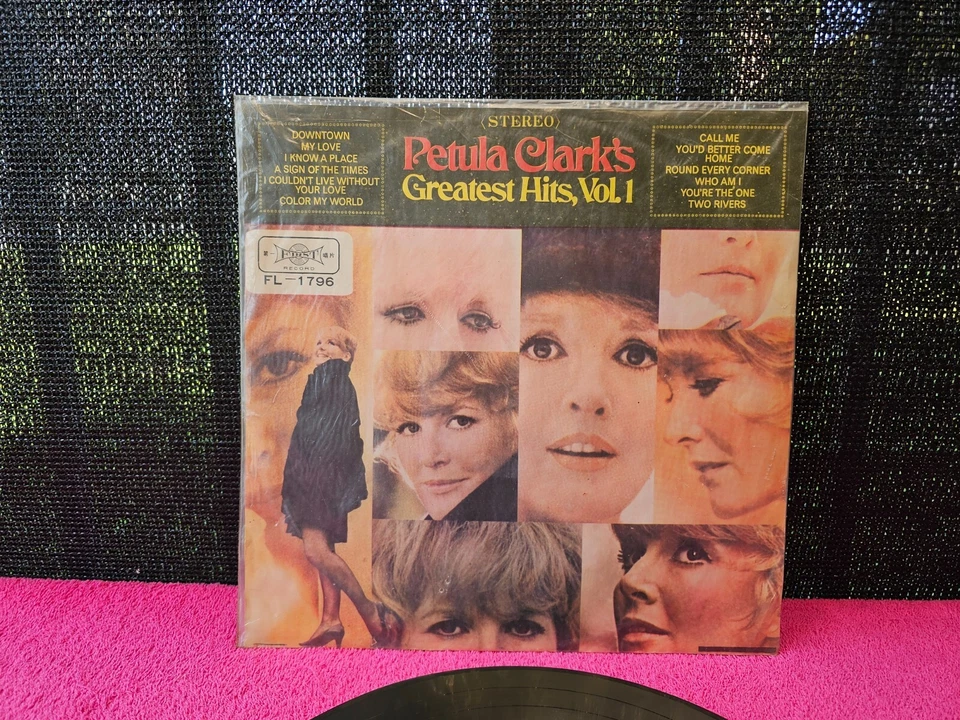 Petula Clark's Greatest Hits LP Vinyl Records Import FL-1796 Vintage 1969 Taiwan - Image 3 of 4