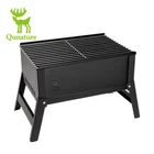 Qunature Outdoor Camping Yard Barbecue Grill Stove Heavy Duty Foldable Portable