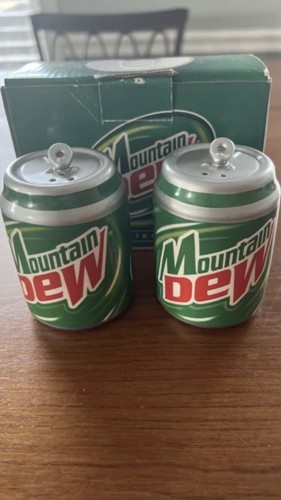 Mountain Dew Salt & Pepper Shakers (Used) ( No Box)