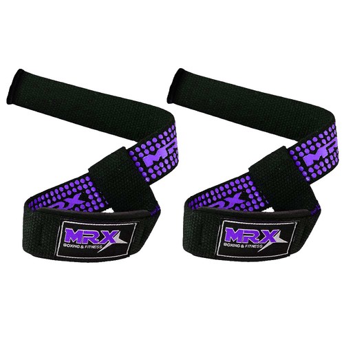 MRX Weight Lifting Straps Gym Wrist Wrap Padded Training Extra Grip Support 1 Pr - Picture 43 of 45