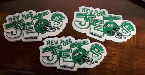 90s Era Vintage NFL New York Jets Magnet By Tag Express  - Picture 1 of 3