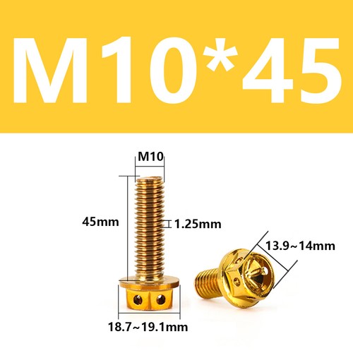 Bulloni Acciaio Inox M4 M5 M6 M8 M10 Testa Flangia Esagonale Cava Viti Moto - Foto 118 di 121