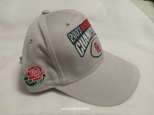 Oklahoma Sooners 2003 Rose Bowl Champions Ballkappe Mütze verstellbar Baseball - Bild 6 von 6
