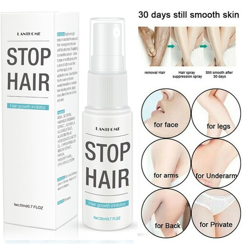 2Pack Natural Permanent Hair Removal Spray Stop Hair Growth Inhibitor Remover - Picture 12 of 13