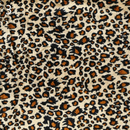 Velvet Fabric Leopard Animal Print Sewing Craft for Toy Tablecloth Clothing Trim - Picture 5 of 34