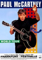 Paul Mccartney - Flowers In The Dirt, Frankfurt 1989 | Konzertplakat | Poster