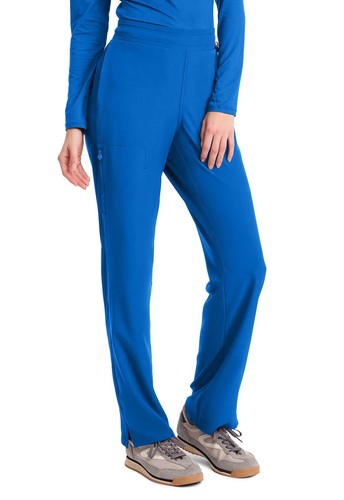 Med Couture Scrub Women's Straight Leg Pull-on Tall Pants MC103T ROYL Royal - Bild 3 von 4