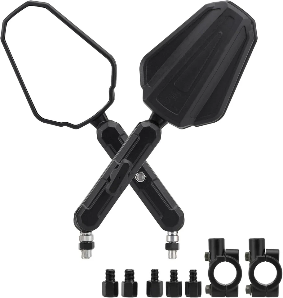 Kits de espejos retrovisores negros para motocicleta con montaje de 10 mm 8 mm para KTM 390 790 890 1290 Foto 2 de 4