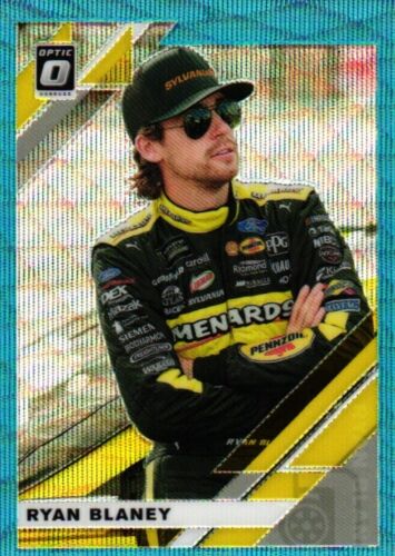 2020 Donruss #27 Ryan Blaney Optic Carolina Blue Wave