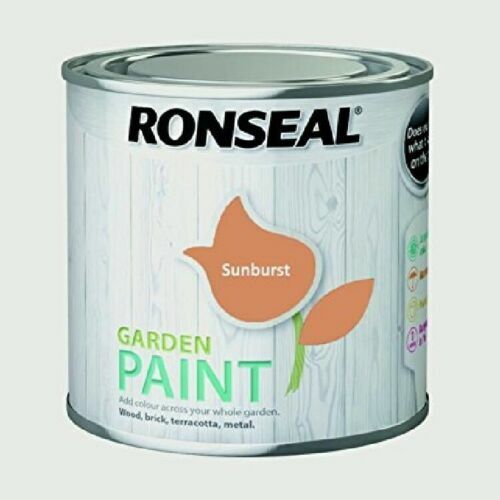Ronseal Outdoor Garden Paint - For Exterior Wood Metal Stone Brick - All Colours - Picture 21 of 25