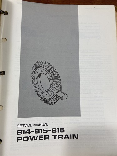 CAT 814 Tractor,815 Compactor,& 816 Landfill Compactor Service Manual - Picture 4 of 8