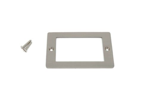 3 x 2 Label Holder File Cabinet Card Holder Drawer Card Label Holder Nickel - Picture 2 of 3