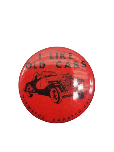 Pulsante I Like Old Cars Hiawatha capitolo A.A.C.A - Foto 2 di 8
