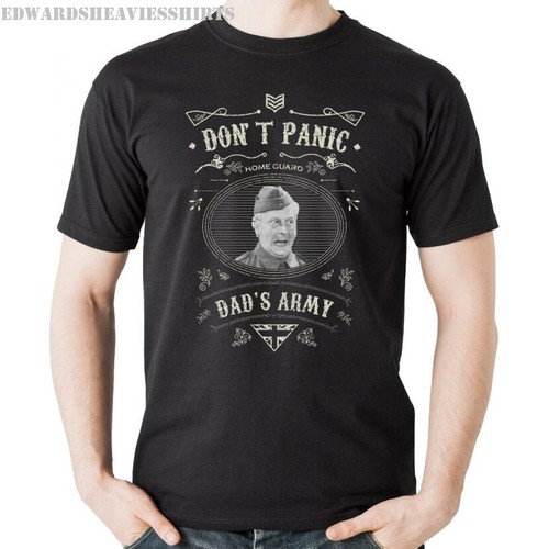 VÄTER ARMEE LIZENZIERTES T-SHIRT DAD'S HOMEGUARD DOOMED STUPID BOY DON'T PANIC BBC T-SHIRT - Bild 5 von 5
