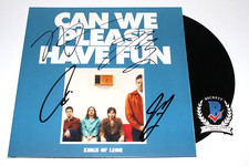 KINGS OF LEON BAND SIGNED 'CAN WE PLEASE HAVE FUN' ALBUM VINYL BECKETT COA KOL KINGS OF LEON BAND SIGNED 'CAN WE PLEASE HAVE FUN' ALBUM VINYL BECKETT COA KOL