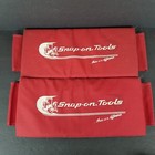 Vintage Snap On Tools Padded Seat Chair Backs 17" x 8" Pads Set of 2