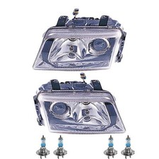 Scheinwerfer Set links rechts inkl. OSRAM Lampen H7 für Audi A4 8D2 B5 8D5