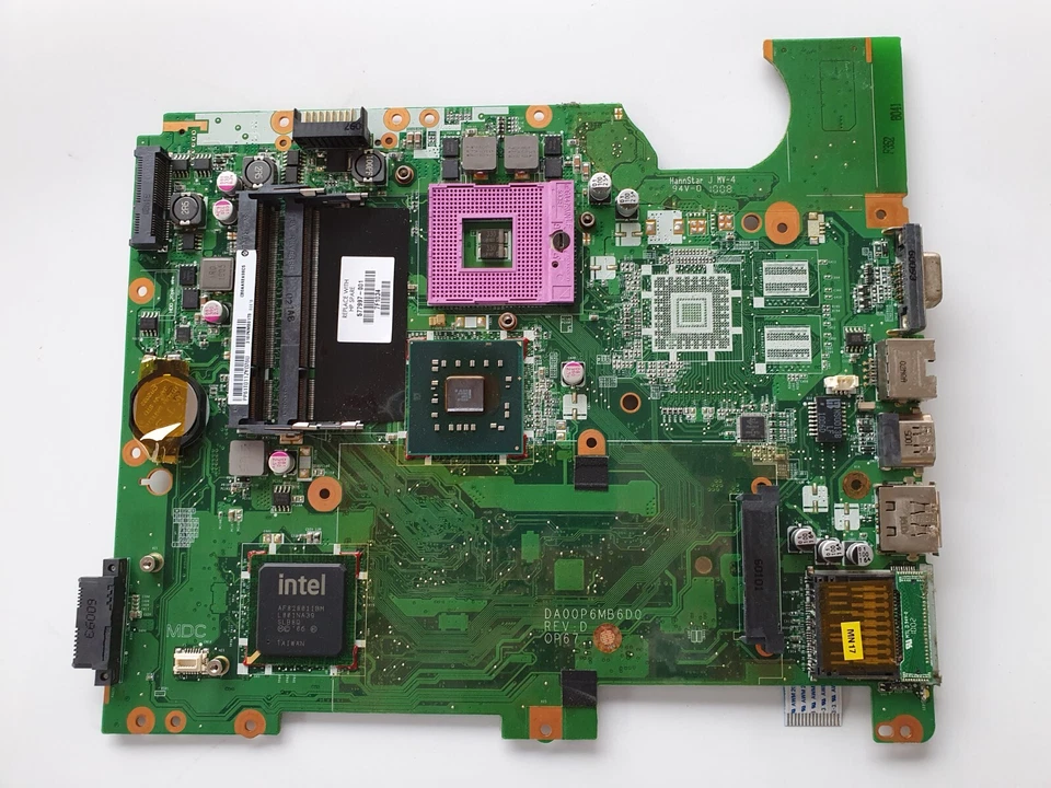 HP Compaq CQ61 Motherboard DA00P6MB6D0 517837-001 Fully Working - Image 2 of 4