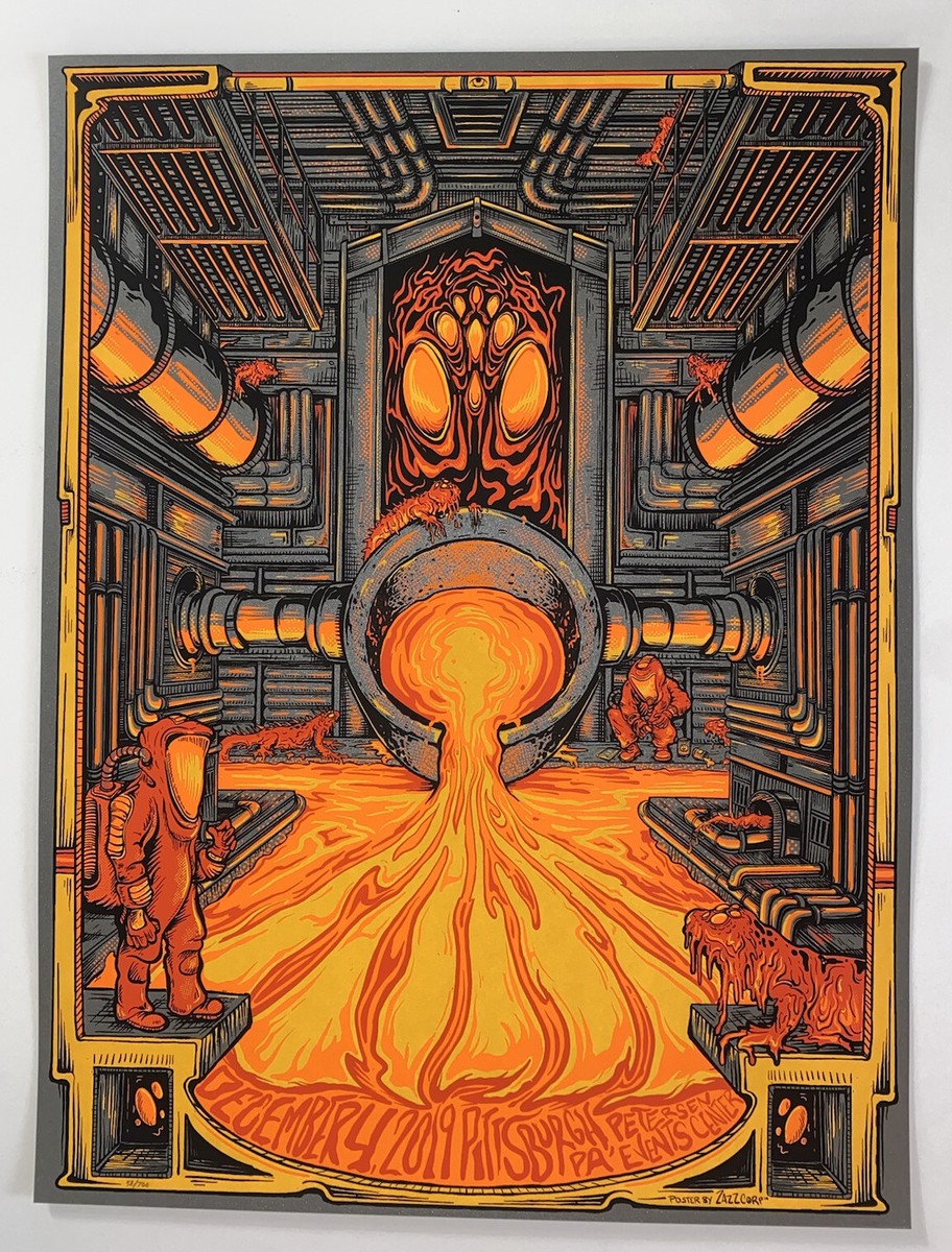 Phish Poster Pittsburgh PA 2019 Official Silkscreen 38/700