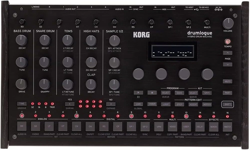 KORG Drumlogue Hybrid Drum Machine Analog Digital Multi-Engine Synthesizer NEW - Image 2 of 4