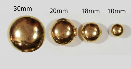 Metallschaft Kuppel Knopffarbe: Silber, Antikgold, Roségold Größe: #1 - Bild 4 von 5