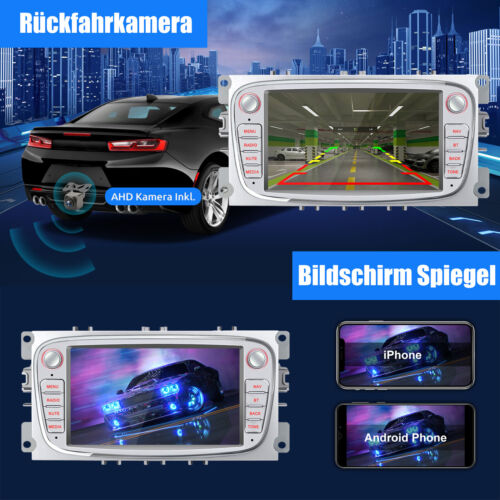 Android Autoradio für Ford Focus II MK2 Mondeo C-MAX S-MAX Galaxy GPS Nav FM KAM - Bild 10 von 13