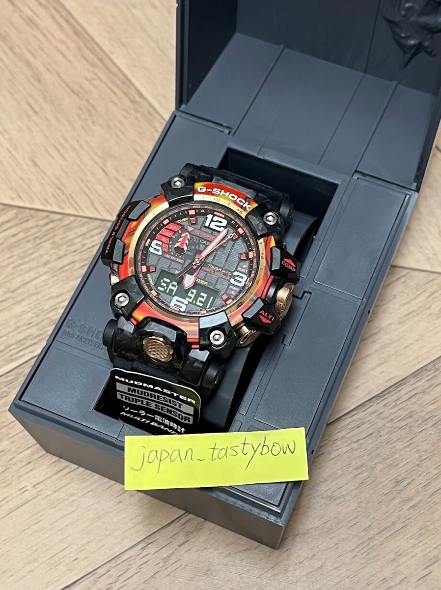 ほぼ新品、GWG-2040FR-1AJR フレアレッド Casio G-SHOCK GWG-2040FR-1AJR Flare Red 40th Anniversary