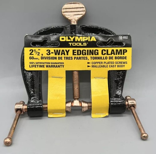 Olympia Tools 3-Wege Kantenklemme 2 1/2" Modell 12-052 verkupferte Schrauben