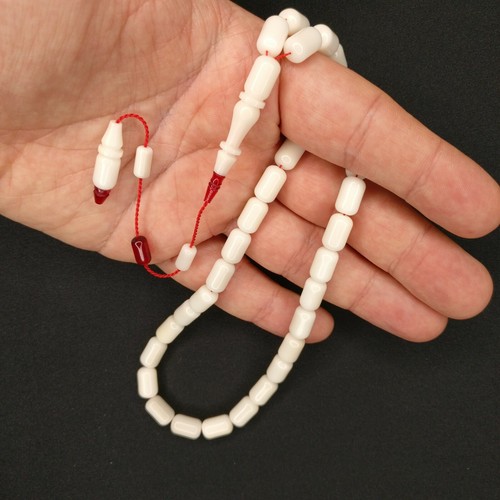 Tagua Nut Turkish Prayer Beads NARÇIL Tesbih Tasbeeh Vegetal Ivory Tasbih 666 - Picture 11 of 11