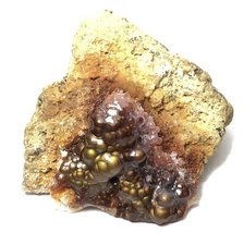 19 Gram Natural Arizona Deer Creek Fire Agate Gemstone Mineral Specimen USA 🇺🇸