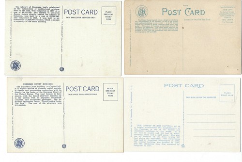 14 postales vintage de Washington D.C. WB y lino - 13 pubs B.S. Reynolds - Imagen 2 de 8