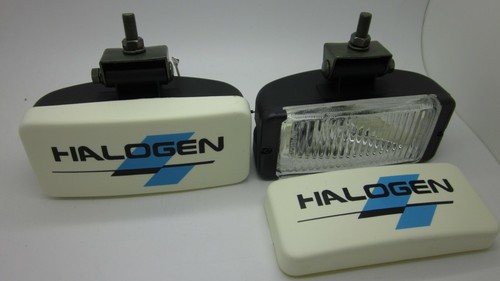 FORD XE FALCON S PACK RECTANGLE FOG LIGHT NEW REPRO Pair With COVERS - Picture 3 of 7