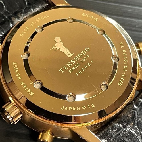 Tenshodo Grand Complication 6771-T012779TA Triple Calendar Moonphase Quartz - Picture 3 of 15