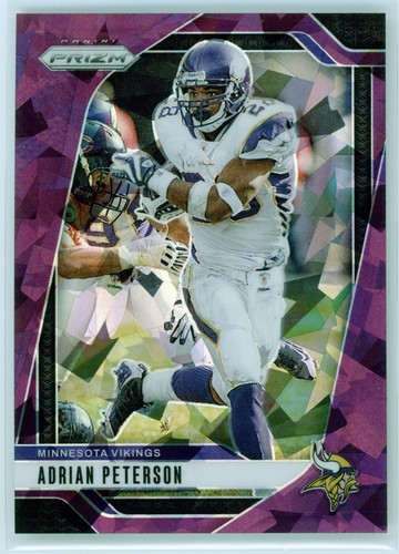 2024 Panini Prizm Adrian Peterson Purple Ice /225 #191 Vikings