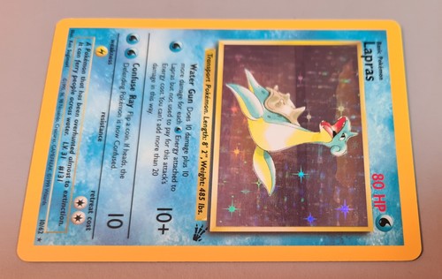 Lapras # 10/62 Rare Holo aus Fossil 2000 Pokemon EN Near Mint to Mint Vintage - Bild 4 von 8