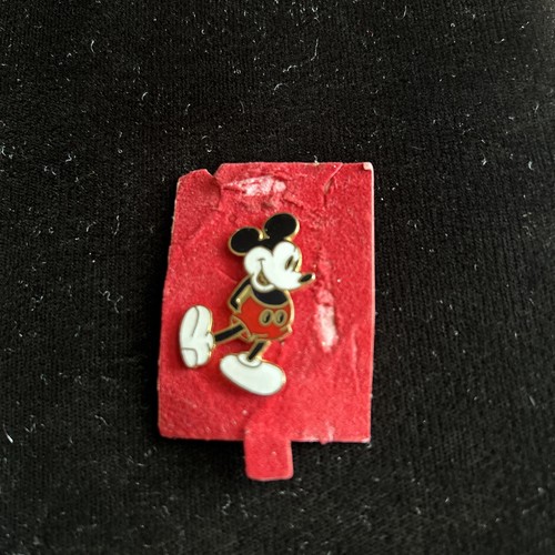 Vintage Walt Disney Productions Mickey Mouse emaillierte Brosche Pin Goldton