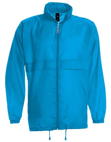 B&C Mens Sirocco Windbreaker Jacket Outdoor Winter Warm Coat Full Zip - Picture 2 of 14