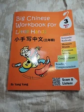 Big Chinese Workbook for Little Hands Level 3 8+ Yang Yang