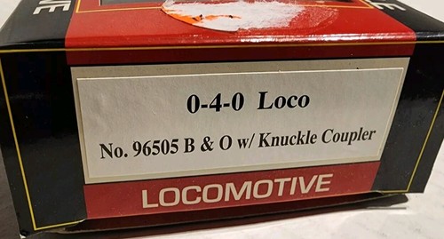 Model Power HO Scale 0-4-0 Locomotive B*O #143 - Picture 6 of 6