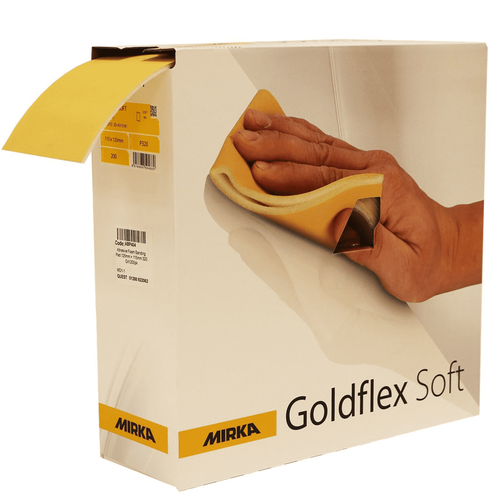 Rollo suave Mirka GoldFlex 115 x 125 mm 200 hojas/caja P400 - rollo de 25 metros - Imagen 4 de 6