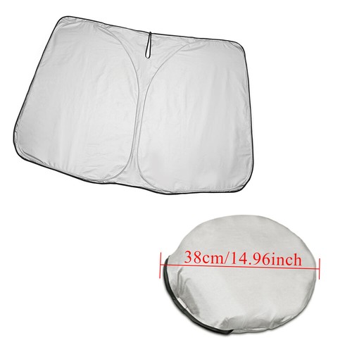 Front Windshield Sunshade For Audi Q8 Premium Premium Plus and Prestige 2019-24 - Afbeelding 3 van 10