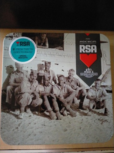 Anzac RSA limited Biscuit Tin 2025 , 250 gram - Picture 2 of 2