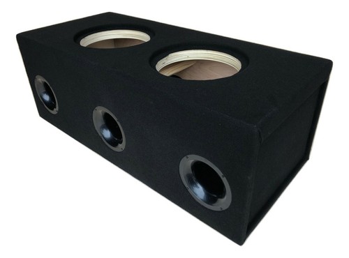 Custom Ported Sub Box Enclosure for 2 12" Massive Audio HIPPO-112 BIRCH - 5.0 CF - Picture 5 of 9