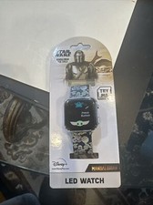 Star Wars Kid's Mandalorian The Child Grogu LED Watch Disney 2021 Free Ship