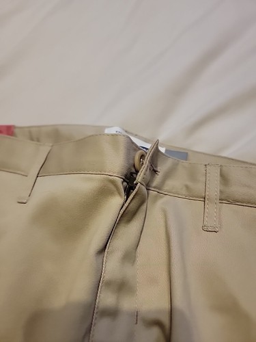 Old Navy Youth Boys 14 Khaki Pants Standard Straight Droit Adjustable Waist New - Picture 5 of 8