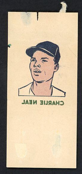 1960 TOPPS TATTOOS CHARLIE NEAL DODGERS VG 514038 (KYCARDS)