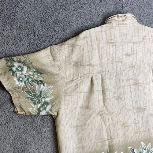 Hawaiian Shirt Mens Large Local Motion Airline Aloha Button Up Short Sleeve - Picture 11 of 12