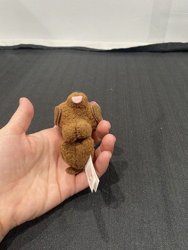 Schlüsselanhänger TY Beanie Boos Maddie der braune Hund Glitzeraugen Kunststoff - Bild 5 von 8